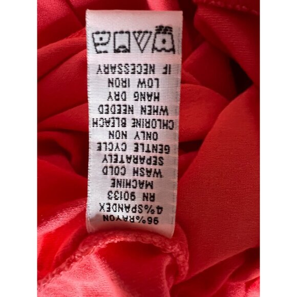 Linea by Louis Dell’ Olio Women’s XL Midi Shift Dress pull over stretch - Picture 11 of 12